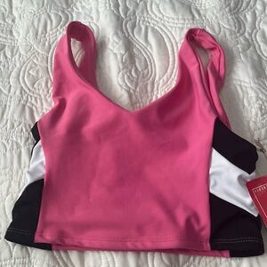 Tiger Friday Chevy Crop Top in Paris, Adult Small